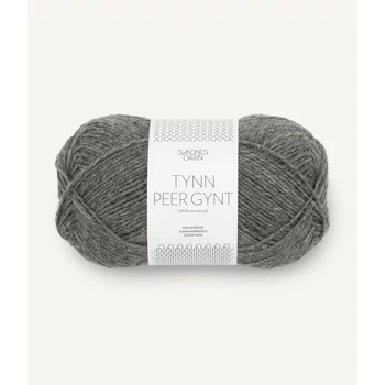 sandnes garn tynn peer gynt sötétszürke vékony norveg fonal fingering
