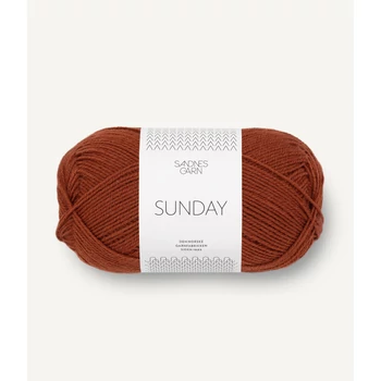 sandnes garn sunday rozsda barna  fonal 