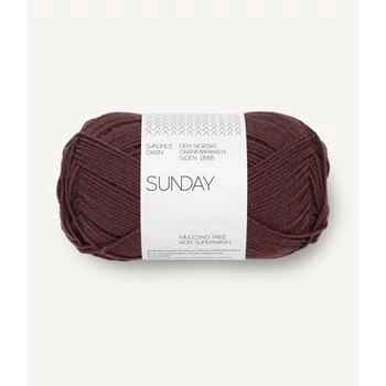 sandnes garn sunday sotet karamell  fonal 