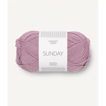 sandnes garn sunday vékony norvég fonal fingering levendula