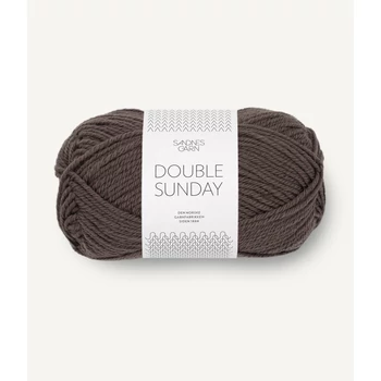 sandnes garn double sunday csokolade barna kozepvastag dk  merinoi gyapju norveg fonal 