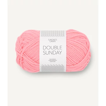 sandnes garn double sunday rozsaszin kozepvastag dk  merinoi gyapju norveg fonal 