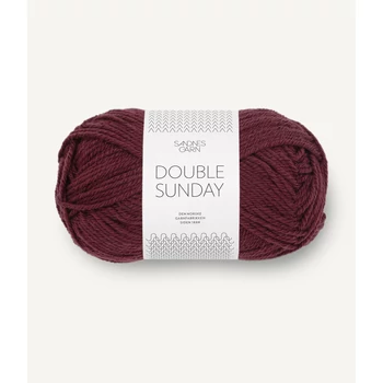 sandnes garn double sunday bordo burgundi voros kozepvastag dk  merinoi gyapju norveg fonal 