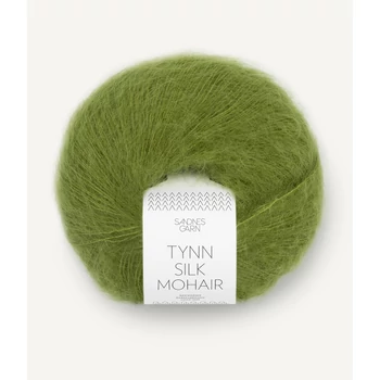sandnes garn tynn silk mohair moher fonal matcha zöld