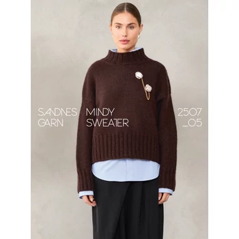 sandnes garn minta 2507 mindy pulcsi pulover