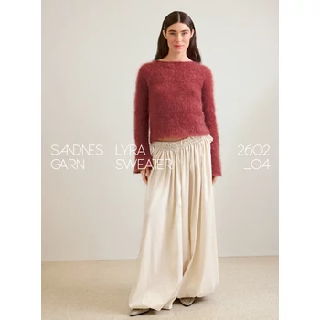 sandnes garn minta 2602 lyra pulcsi pulover