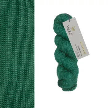 gazzal wool star premium merinoi kezzel festett termeszetes fonal zold bosphorus 3816