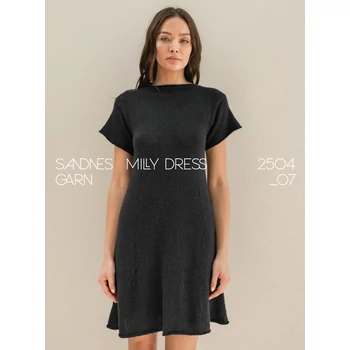 sandnes garn minta 250407 milly dress kötött női nyári ruha