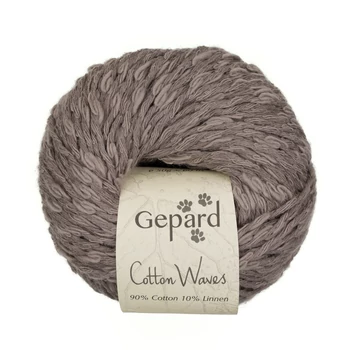 gepard cotton waves pamut len nyari bukle boucle bezs barna fonal