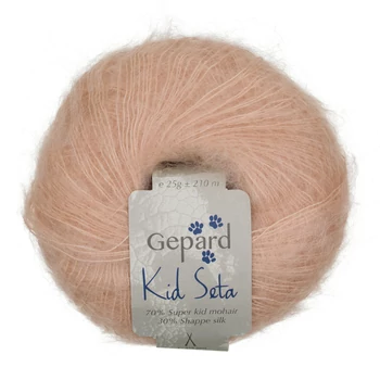 gepard kid seta moher fonal barack őszibarack selyem mohair