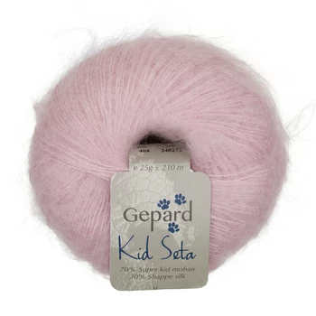 gepard kid seta moher fonal rózsaszín selyem mohair