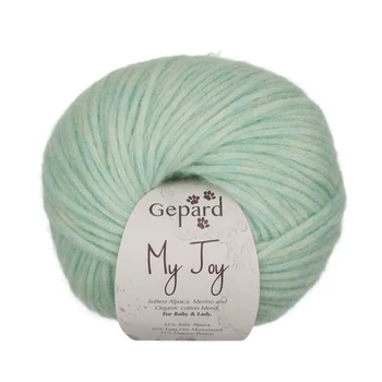 gepard my joy baby alpaca merinoi gyapju organikus pamut fujt fonal zold