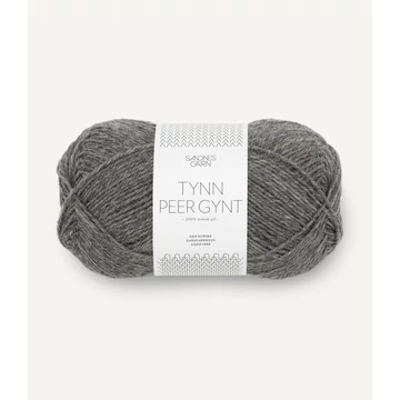sandnes garn tynn peer gynt sötétszürke vékony norveg fonal fingering