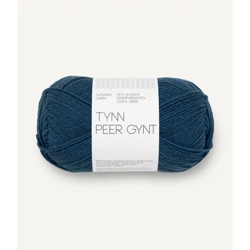 sandnes garn tynn peer gynt kék sötetkek vékony norveg fonal fingering