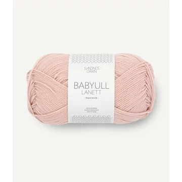 sandnes garn babyull lanett merinoi perlerosa norveg skandinav fonal 3521