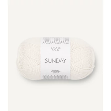 sandnes garn sunday feher 1001  fonal