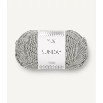 sandnes garn sunday szurke fonal 1042