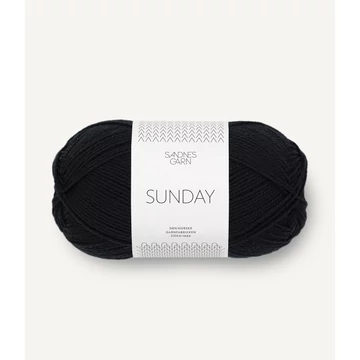 sandnes garn sunday fekete 1099 fonal