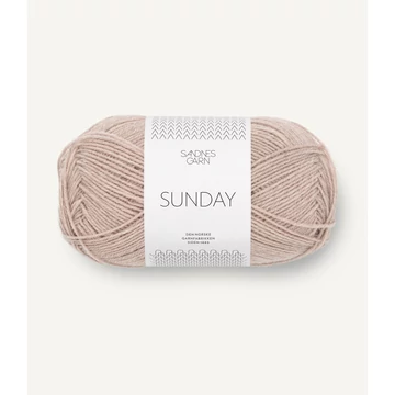 sandnes garn sunday bézs melirozott norvég fonal 2650