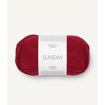 sandnes garn sunday sotetpiros piros  fonal 4236