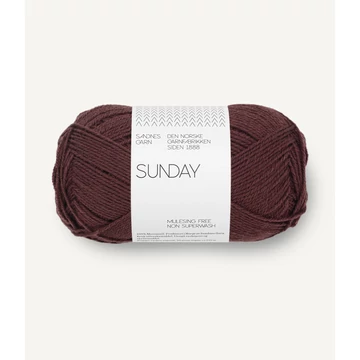 sandnes garn sunday sotet karamell  fonal 