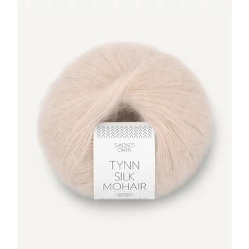 sandnes garn tynn silk mohair moher fonal natur  1015