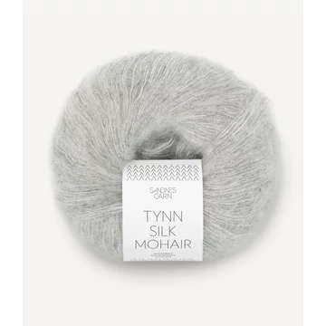 sandnes garn tynn silk mohair moher fonal szurke melange 1022