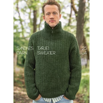 sandnes garn minta 2504 tarjey pulcsi pulover ferfi