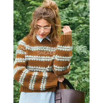 sandnes garn minta 2507 ridge sweater pulcsi pulover