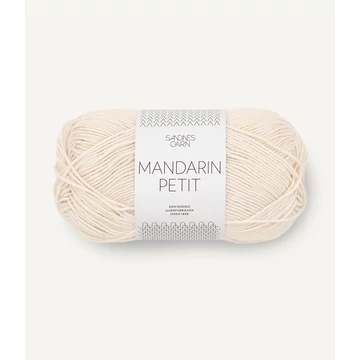 sandnes garn mandarin petit natur pamut  norveg skandinav nyari fonal 