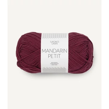 sandnes garn mandarin petit bordó vörös burgundi pamut  norveg skandinav nyari fonal 