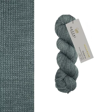 gazzal wool star premium merinoi kezzel festett termeszetes fonal kek olajkek petrolkek oil blue 3822