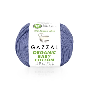 gazzal organic baby cotton 428 levendula