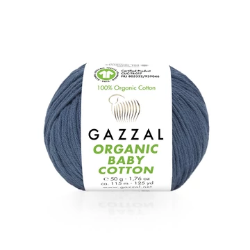 GAZZAL  - ORGANIC BABY COTTON Farmerkék  (434)