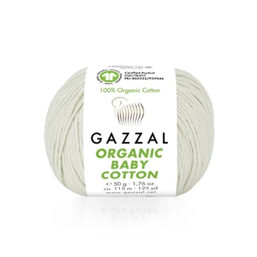gazzal organic baby cotton 436 tortfeher fonal