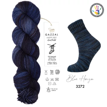 GAZZAL - HAPPY FEET Blue Horizon (3272)