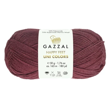 gazzal happy feet fonal zoknifonal egyszinu uni bordo 3568