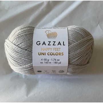 gazzal happy feet fonal zoknifonal egyszinu uni szurke vilagosszurke 3552
