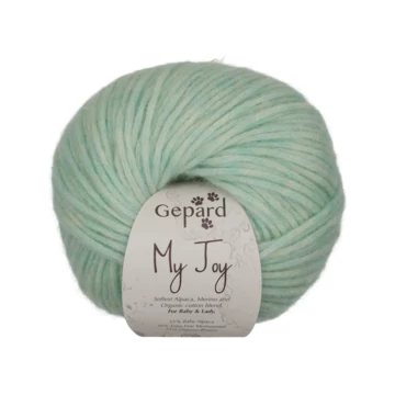 gepard my joy baby alpaca merinoi gyapju organikus pamut fujt fonal zold
