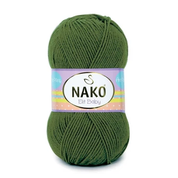nako elit baby fonal babafonal antipilling bolyhosodasmentes premium akril fenyőzold 10665