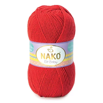 nako elit baby fonal babafonal antipilling bolyhosodasmentes premium akril  piros fonal  207