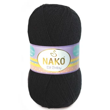 nako elit baby fonal babafonal antipilling bolyhosodasmentes premium akril  fekete 217