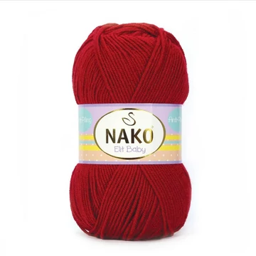 nako elit baby fonal babafonal antipilling bolyhosodasmentes premium akril  piros sotetpiros 298