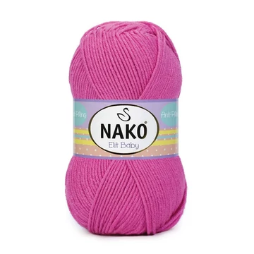 nako elit baby fonal babafonal antipilling bolyhosodasmentes premium akril  pink rozsaszin magenta 5278