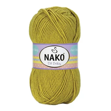 nako elit baby fonal babafonal antipilling bolyhosodasmentes premium akril  sarga mustarsarga okker 6687