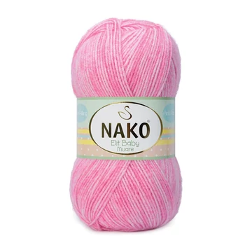 nako elit baby muare  fonal babafonal antipilling bolyhosodasmentes premium akril  vintage komosott rozsaszin pink 31709 