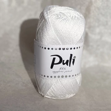 puli pamut fonal amigurumi mercerizált fehér