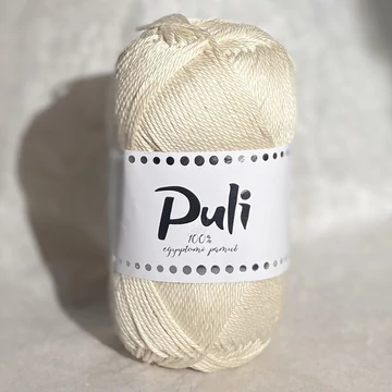 puli pamut fonal amigurumi mercerizált nyersfehér
