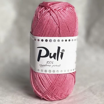 puli pamut fonal amigurumi mercerizált rózsaszín mályva