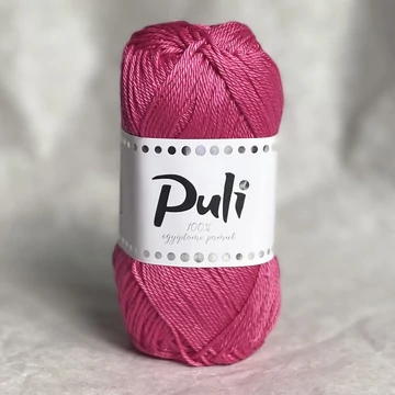puli pamut fonal amigurumi mercerizált rózsaszín mályva